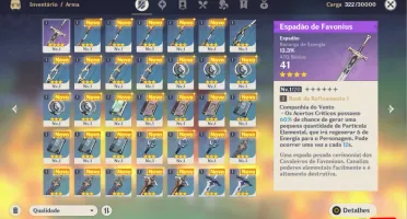 CONTAS GENSHIN IMPACT - AR7 - COM PERSONAGENS TIER 4