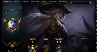 Conta Ouro 3 com 40 personagens e 16 skins