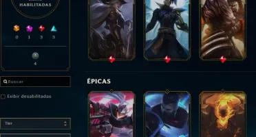 Conta Ouro 3 com 40 personagens e 16 skins
