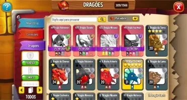 Vendo conta dragon city nível 64 com 8 ilhas