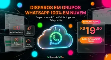 Disparador De Mensagens Em Grupos De Wa Celular/Pc