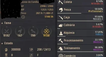 Conta Bdo 732 Full Bs Boss Gear