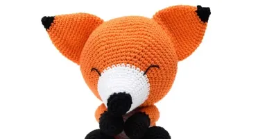 Raposa Soneca Amigurumi Decoração Infantil Artesanal