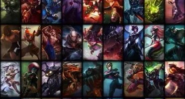 Todos personagens, borda platina, 79 skins, 12 pag de runas