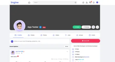 Sngine - The Ultimate PHP Social Network Platform