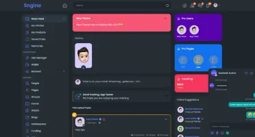 Sngine - The Ultimate PHP Social Network Platform