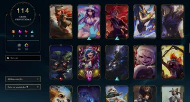 114 skins no lol, 2 facas no valorant mais skins ++
