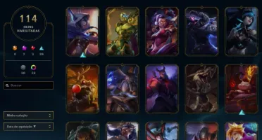 114 skins no lol, 2 facas no valorant mais skins ++