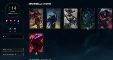 114 skins no lol, 2 facas no valorant mais skins ++