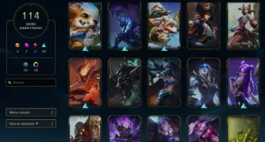 114 skins no lol, 2 facas no valorant mais skins ++