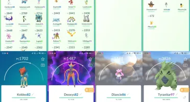 Nível 38 | 27 Lendários | 3 Míticos | 6 Shinies | L010