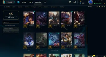 Conta unranked - lvl 30
