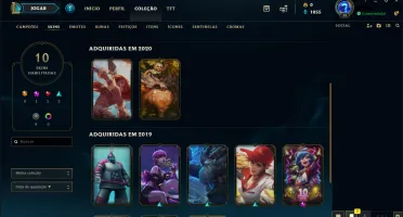 Conta unranked - lvl 30
