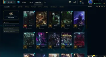 Conta unranked - lvl 30