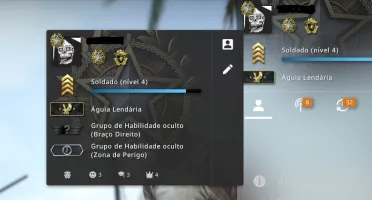 CONTA STEAM CS:GO PRIME PATENTE ÁGUIA + GTA V