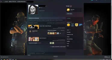 CONTA STEAM CS:GO PRIME PATENTE ÁGUIA + GTA V