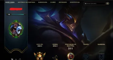 Conta LOL, Riven Campeonato S2 e Rammus Rei (Unranked SOLOQ)