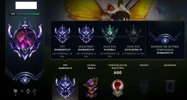 CONTA LOL DIAMANTE / PLATINA
