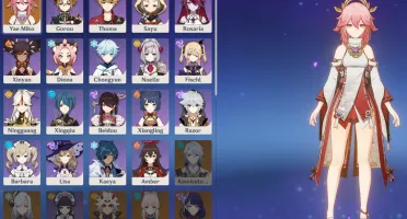 [AR40] Conta Genshin com Yae Miko + Prova de Kagura
