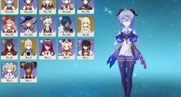 albedo arma dele 4*, Ganyu, oração aos ventos 5* Ar42