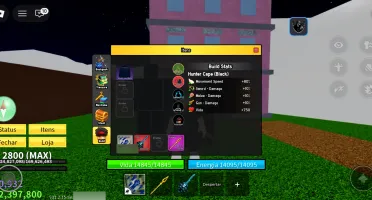 Conta Blox Fruits Lv MAX 2800 + CDK + Soul Guitar + Mamute