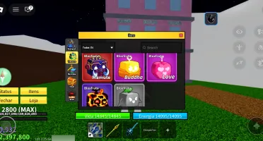 Conta Blox Fruits Lv MAX 2800 + CDK + Soul Guitar + Mamute