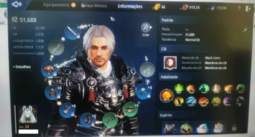 Conta MIR4 LV 53 Guerreiro