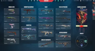 Conta Valorant, Diamante 1, Várias Skins