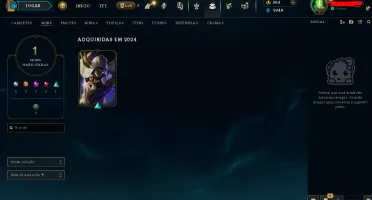 Conta Lol - Kassadin Rapinante Cósmico