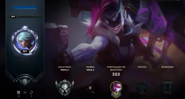 CONTA COM 110 CHAMPIONS E 82 SKINS