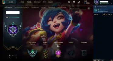 Conta lol Platina 2