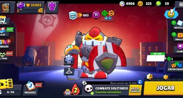 Conta Braw Stars Bem Upada com 130 Skins
