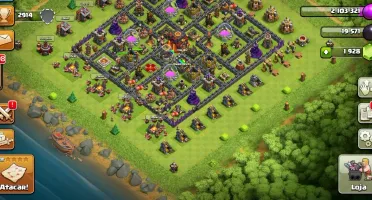 Vende-se conta no clash of clans CV 10