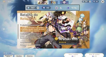 CONTA GENSHIN AR59✨14 LENDÁRIOS⭐7 ARMAS 5⭐SHOGUN+LUZ DO 🔪⭐