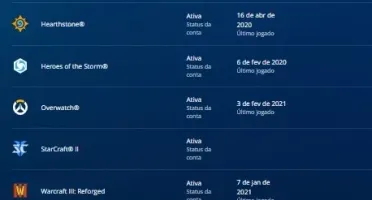Conta battle.net com Tigre Espectral
