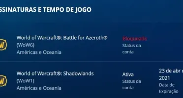 Conta battle.net com Tigre Espectral