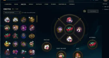 Conta lol gold 4, lvl 195 - LEIA