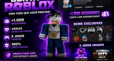 Conta Roblox Completa | 1K Seguidores