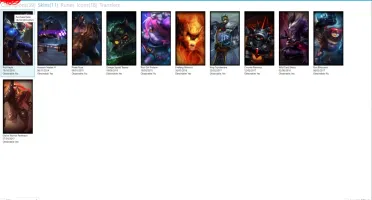 39 Campeões | 2 Paginas de runa | 11 skins