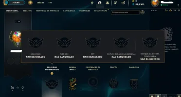 V>Conta League of Legends Lvl 30 Unranked
