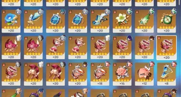 Conta Genshin Impact AR 56 10 personagens e 4 armas 5 stars