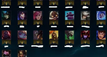 Conta prata IV 37 campeões, 11 Skins