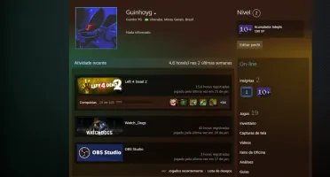 Conta da steam com 19 jogos