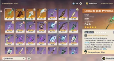 AR55 - Xiao, Eula, Diluc, Jean + Armas T5