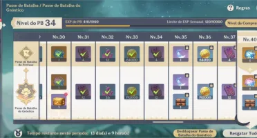 AR55 - Xiao, Eula, Diluc, Jean + Armas T5