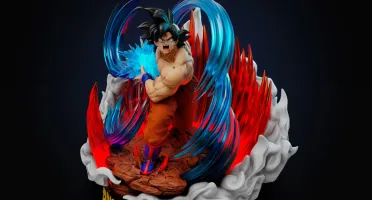 Goku Kaio-ken - Saga Saiyan DBZ 3D STL