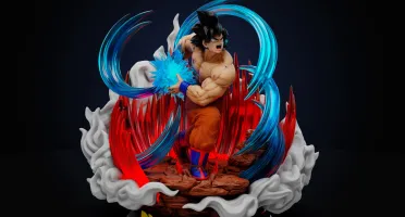 Goku Kaio-ken - Saga Saiyan DBZ 3D STL