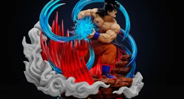 Goku Kaio-ken - Saga Saiyan DBZ 3D STL