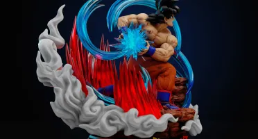 Goku Kaio-ken - Saga Saiyan DBZ 3D STL