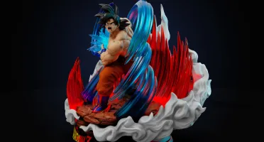 Goku Kaio-ken - Saga Saiyan DBZ 3D STL